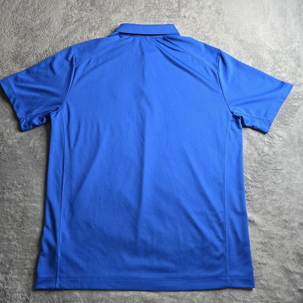 Nike Golf Tour Performance Polo Mens XL Blue Dri-Fit Disney Parks Mickey Mouse